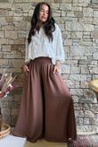 Riviera Palazzo Pant Chocolate